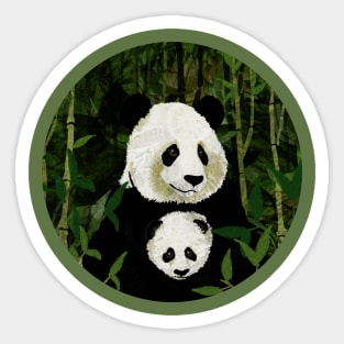 pandas Sticker